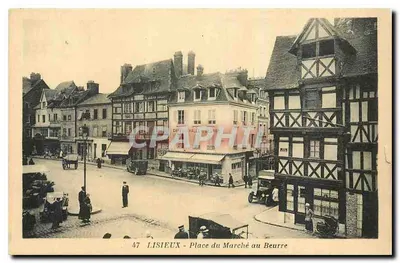 Lisieux - Praça do Mercado do Manteiga — editor J. Nozais, n°47