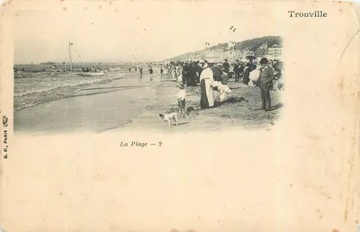 Trouville — A Praia — 2 — B.F., Paris