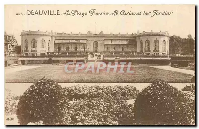 Deauville — A Praia das Flores, O Casino e os Jardins — B.D. n°405