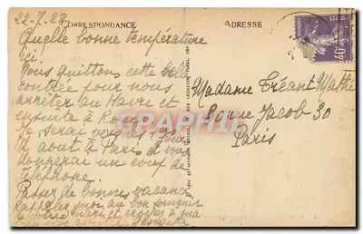 Deauville, a Praia das Flores — O Casino (G. Wybo. arq.) — LL — Verso