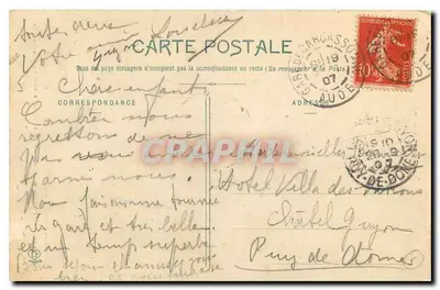 Depósito da estrada e do rio na Pierre-Lys — Vale do Aude — Fototipia Lasbuenne Frères, Toulouse, n°213 — Verso