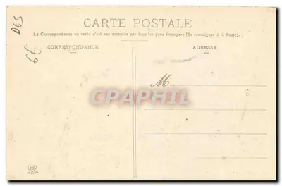 As Altas Pirineus — Alta Valeira de Izabit (entre Barèges e Pierrefitte) — Cachoeira de Paspiche — Fototipia Labouche Frères Toulouse — Verso