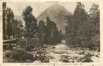 Rodovia de Cauterets a Pierrefitte — O Gave e o Péguedre — BR.