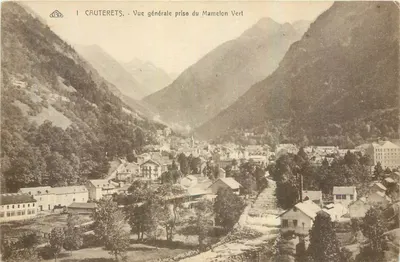 Cauterets - Vista geral tirada do Mamelon Vert — editor CAD
