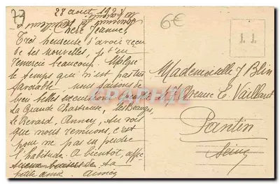 Aix-les-Bains — Bord do Sierroz — J. J. - 8738 — Verso