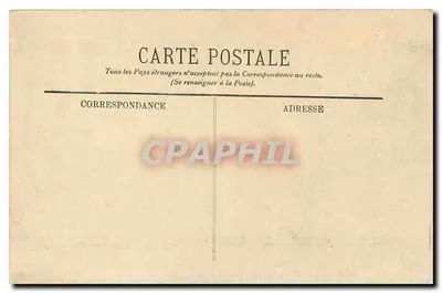 Pau — Widok na łańcuch Pyrenée, z Square Saint-Martin — LL. n° 188 — Rewers