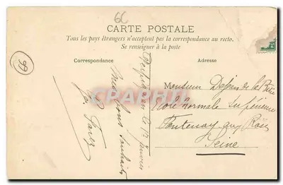 Montanyas Regaladas — Monumento de Raymond Sudre — Inaugurado em Perpignan, em 5 de Junho de 1910 — Verso