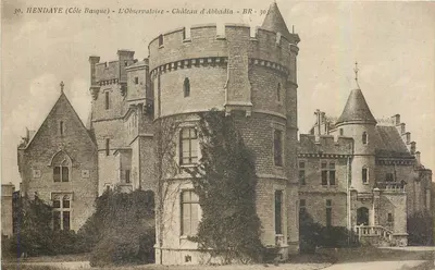 Hendaye (Côte Basque) - Obserwatorium - Zamek Abbadia - BR - 3030