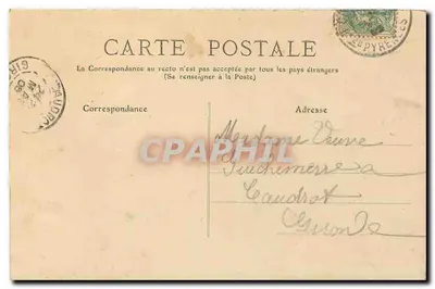 Bayonne — Hotel de Ville e o Teatro — Editor: Postes — Verso