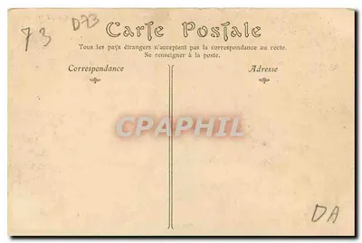 Chambéry — A Fonte, o Hotel das Correios e a Caixa de Poupança — Editor: Nouteliers — Verso
