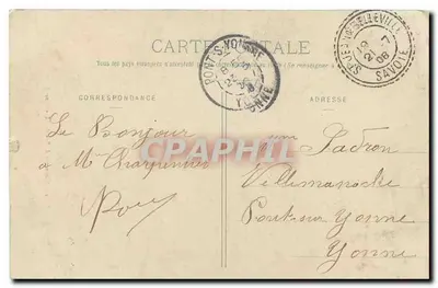 Costumizadas da Saboia (Tarentaise) — E. Reynaud, Editor Chambéry — Verso