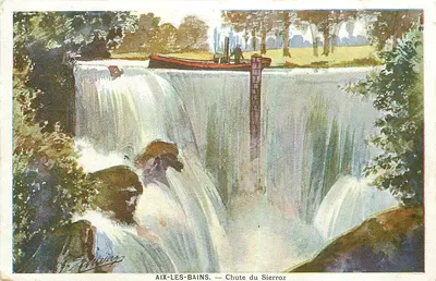 Aix-les-Bains — Cachoeira do Sierroz — G. Folling