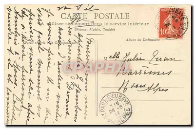 Aix-les-Bains — Cachoeira do Sierroz — G. Folling — Verso