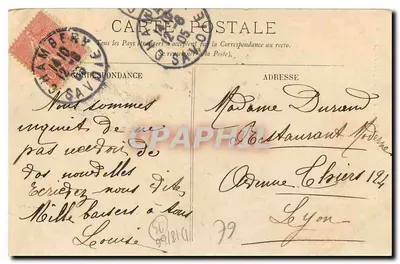 Chambéry — Pomnik Maistre — LL. n°45 — Rewers