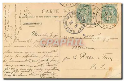 Châtelles-les-Eaux - O Parque — carta postal n°546 — Verso