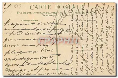 Aix-les-Bains — Vue générale prise du Mont Corsuez — L.V. & Cie, n° 1300 — Verso
