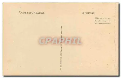 Aix-les-Bains - LL. - Carte postale topographique avec vue des lacs et montagnes — Verso