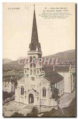 Aix-les-Bains — A Nova Igreja (1899) — B. F. Lux