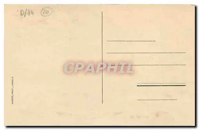Menthon — Widok ogólny — Zabytkowe miejsca w Savoi, nr 66 — Rewers