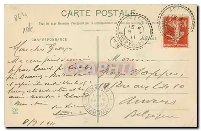 Vale d'Aspe - Etsaut e Borce — Vista Geral — Fototipia Labouche Frères, Toulouse — Verso