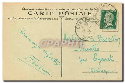 Blarritz (B.-P.) - Grande Plage - Monumento a Edouard VII - Casinò Bellevue — Verso