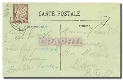 Blarritz — Vista geral da Praia — LL. n°43 — Verso