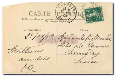 Bayonne - Interior da Catedral — editor desconhecido, n° 26 — Verso