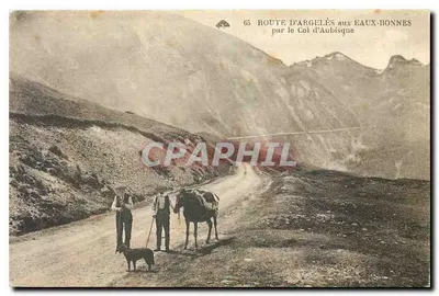 Rodovia de Argelès para Eaux-Bonnes pelo Col d'Aubisque — CPAPHIL n°65