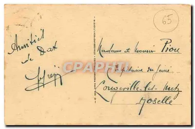 Pasterzy Pyrenées — LL 1 SCÈNES et TYPES des PYRÉNÉES — wydawca LL — Rewers
