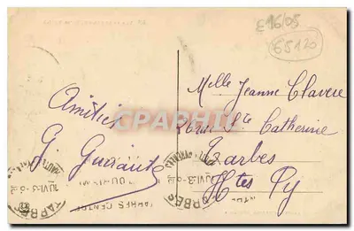 Widok St-Sauveur-les-Bains — nr 38 — wydawca Pintat — Rewers