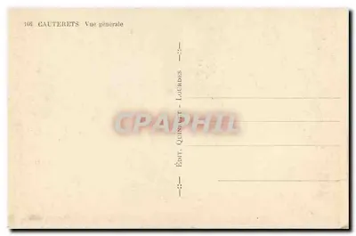 Cauterets — Ogólny widok — Wyd. Quintet - Lourdes — Rewers