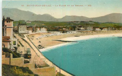Saint-Jean-de-Luz — A Praia e a Rhune — ND