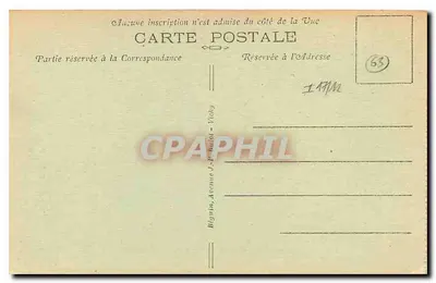 Zamek w Pontgibaud — Ogólny widok — Wydawca J.-J. Bigoin, Vichy, n°2951 — Rewers
