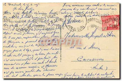 La Bourboule — Ogólny widok i Zakład Termalny — Graphil — Rewers