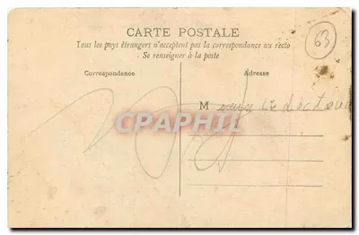 Thiers (P.-de-D.) — Vieux Château et Abbaye du Moutier — Édition Fignuel — Rewers