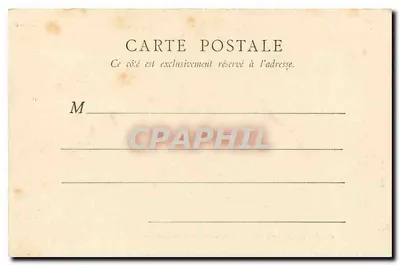 Grande Escadaria, ala esquerda — Térreo — Mont-Dore — R.P. Paris — Verso