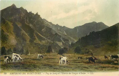 Arredores do Mont-Dore — Puy de Sancy e a Entrada das Gorges d'Enfer — LL.