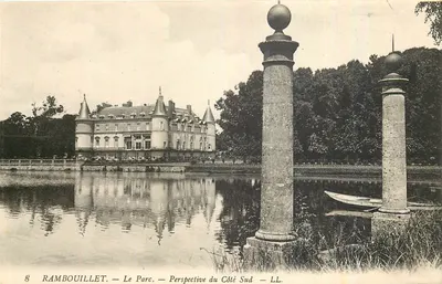 Rambouillet — O Parque — Perspectiva do Lado Sul — LL