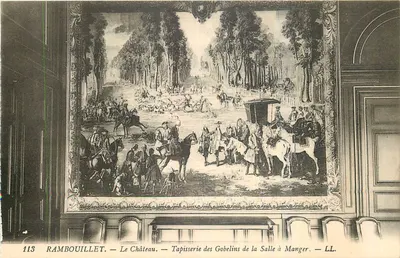 Rambouillet — O Castelo — Tapeçaria dos Gobelins da Sala de Jantar — LL. — N° 113