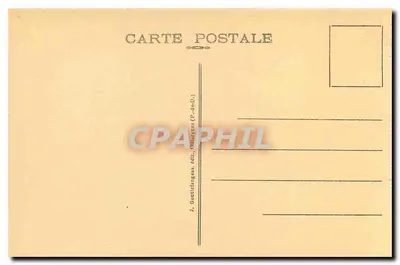 Riom — A Cour d'Appel — J. Gontelbages, edição Ollierges (P.-de-D.) — Verso