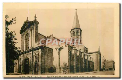 Riom — Igreja de São Amável (Monumento histórico, século XII)