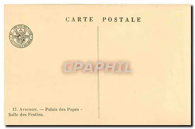 Awinion — Pałac Papieży — Sala Festynów — Rewers