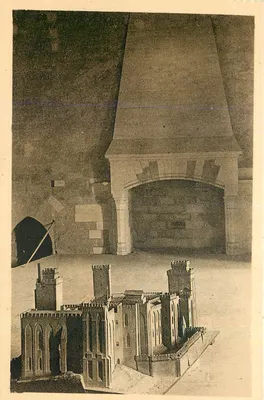 Avignon — Palácio dos Papas — Maquete do Palácio — Sala dos Festins