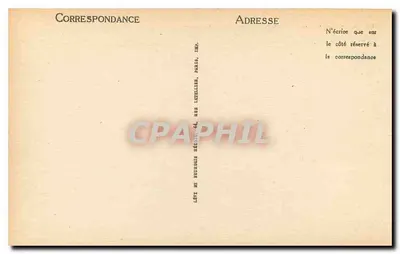 Rambouillet — O Cervo e o Castelo — LL — Verso