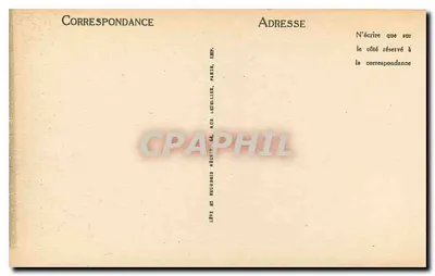 Rambouillet — O Castelo — Fachada Norte — Torre de Francisco I — L.L. — Verso