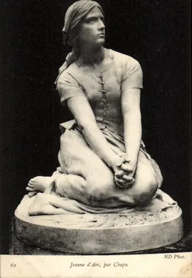 Joana d'Arc, por Chapu — escultura — ND Phot.