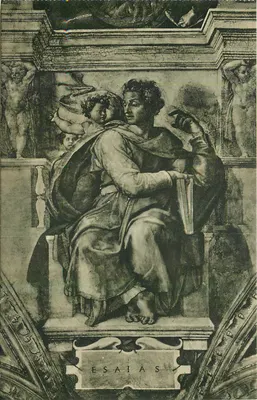 O Profeta Isaías - Cappella Sistina — Michelangelo