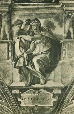 A Sibila Delfica — Michel-Ange — Capela Sistina — n° 294-12