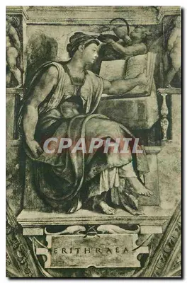 A Sibila Éritreia — Cappella Sistina — Michelangelo