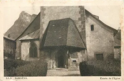 Samoëns — Entrada da Igreja — LL.5 — Gîte des Arts, Strasbourg